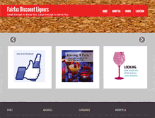 Tablet Screenshot of fairfaxdiscountliquors.com